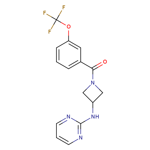 N-{1-[3-(trifluoromethoxy)benzoyl]azetidin-3-yl}pyrimidin-2-amine
