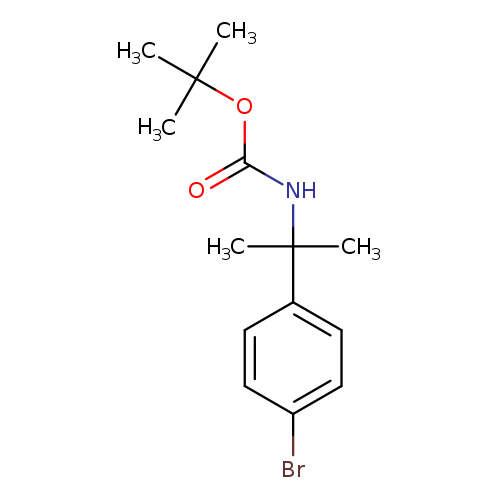 [1-(4-Bromo-phenyl)-1-methyl-ethyl]-carbamic acid tert-butyl ester
