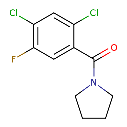 1-(2,4-dichloro-5-fluorobenzoyl)pyrrolidine
