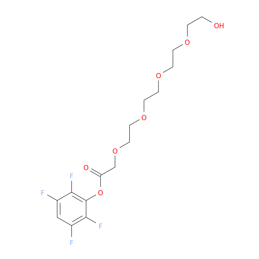 2,3,5,6-tetrafluorophenyl 14-hydroxy-3,6,9,12-tetraoxatetradecanoate