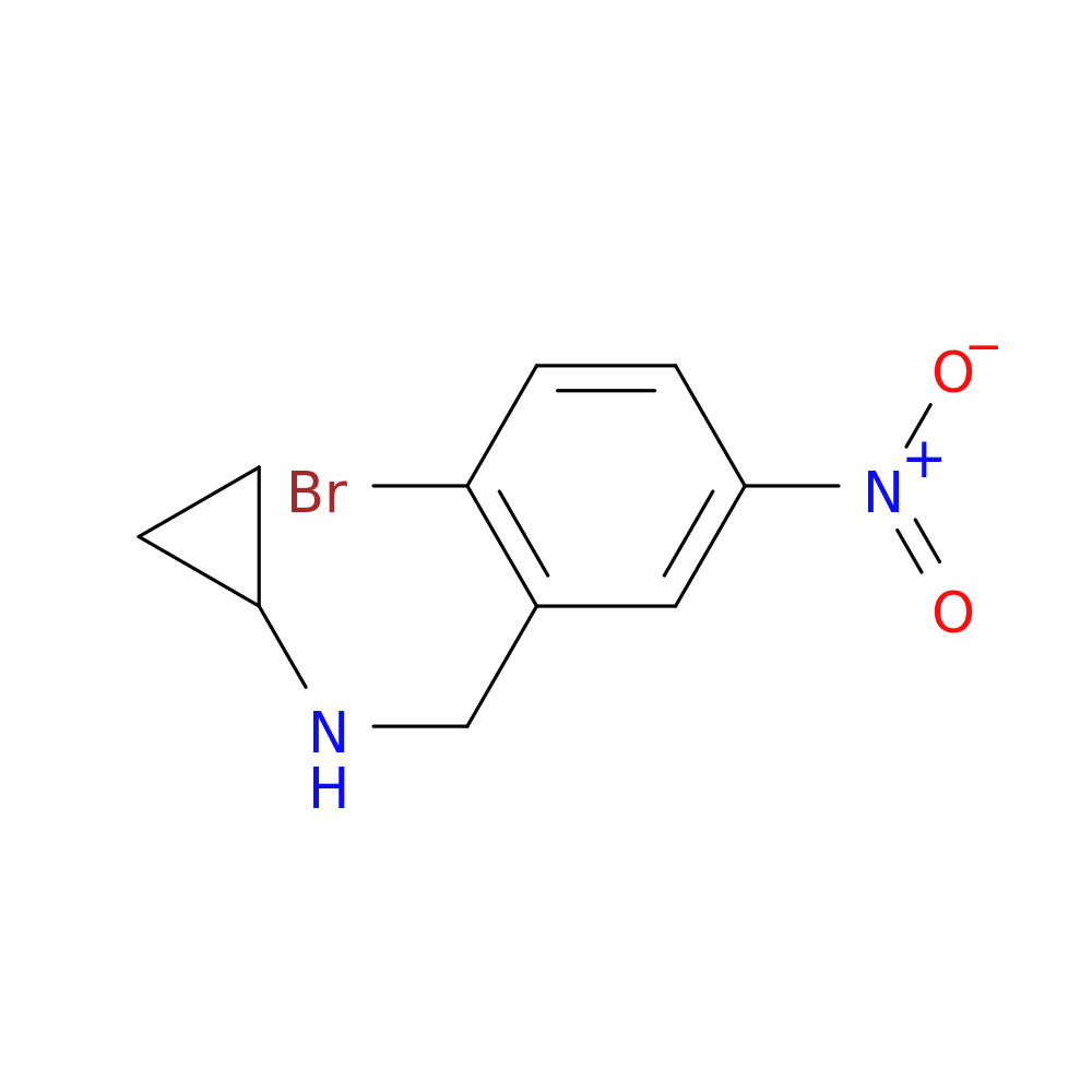 (2-Bromo-5-nitro-benzyl)-cyclopropyl-amine