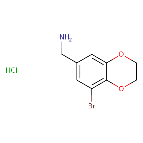 (8-bromo-2,3-dihydro-1,4-benzodioxin-6-yl)methanamine hydrochloride