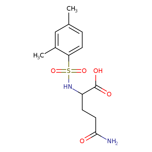 4-carbamoyl-2-(2,4-dimethylbenzenesulfonamido)butanoic acid