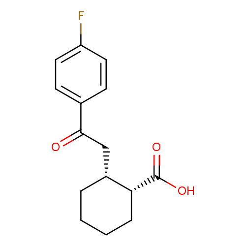 cis-2-[2-(4-Fluorophenyl)-2-oxoethyl]cyclohexane-1-carboxylic acid