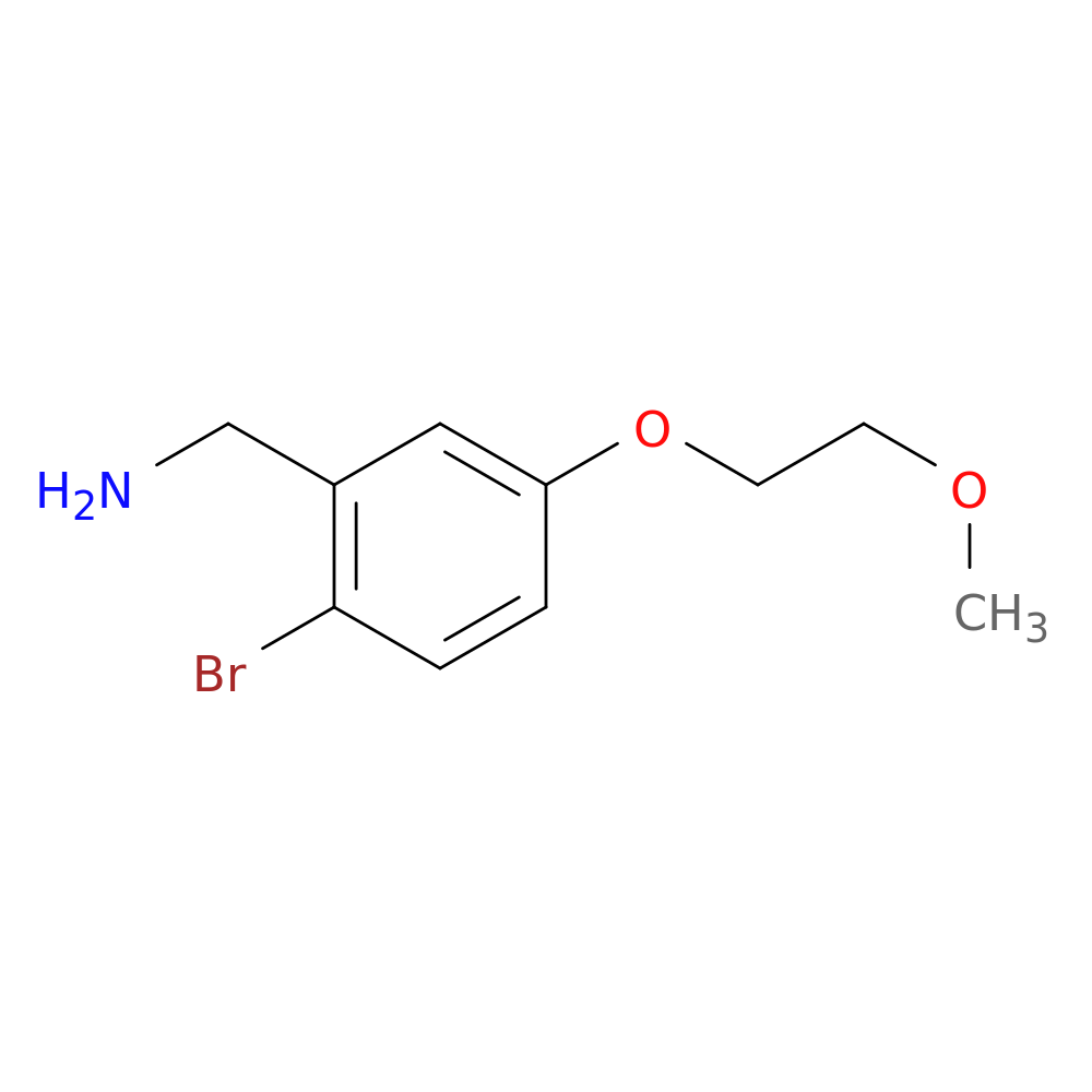 [2-Bromo-5-(2-methoxyethoxy)phenyl]methanamine