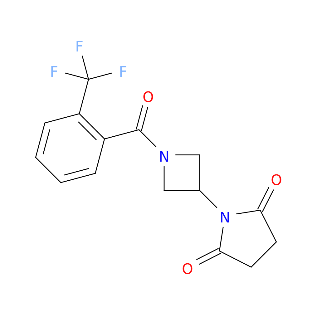 1-{1-[2-(trifluoromethyl)benzoyl]azetidin-3-yl}pyrrolidine-2,5-dione