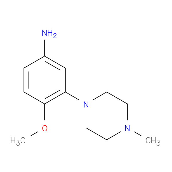 4-Methoxy-3-(4-methyl-1-piperazinyl)benzenamine