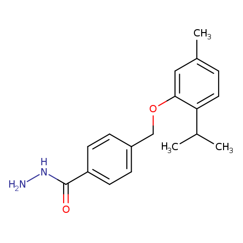 4-[5-methyl-2-(propan-2-yl)phenoxymethyl]benzohydrazide