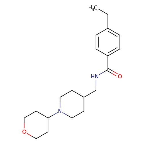 4-ethyl-N-{[1-(oxan-4-yl)piperidin-4-yl]methyl}benzamide