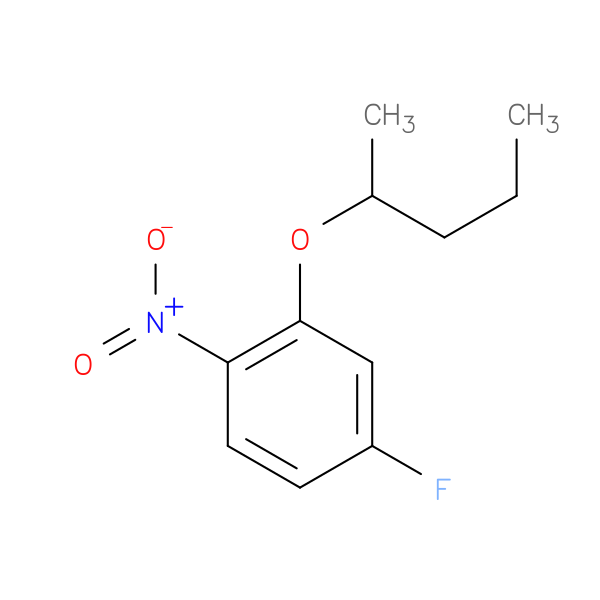 4-Fluoro-1-nitro-2-(pentan-2-yloxy)benzene