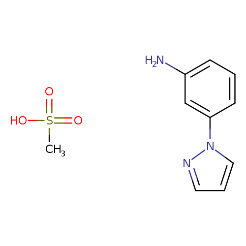 [3-(1H-Pyrazol-1-yl)phenyl]amine methanesulfonate