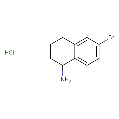 1-Naphthalenamine, 6-bromo-1,2,3,4-tetrahydro-, hydrochloride (1:1)