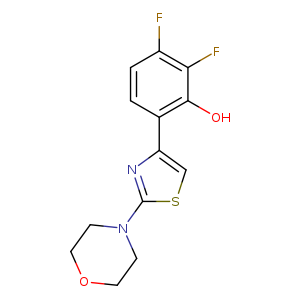2,3-Difluoro-6-(2-morpholinothiazol-4-yl)phenol
