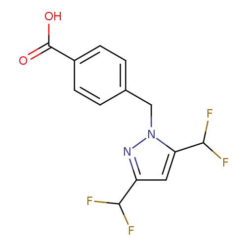 4-{[3,5-bis(difluoromethyl)-1H-pyrazol-1-yl]methyl}benzoic acid