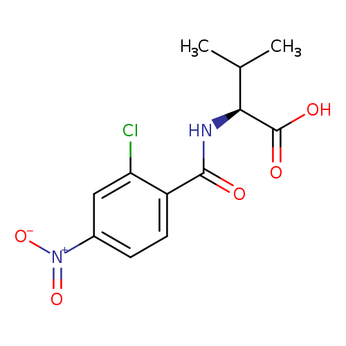 (2S)-2-[(2-chloro-4-nitrophenyl)formamido]-3-methylbutanoic acid