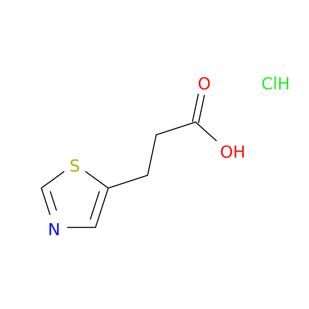 3-(1,3-thiazol-5-yl)propanoic acid hydrochloride