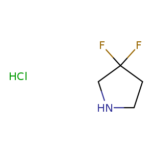 Pyrrolidine, 3,3-difluoro-, hydrochloride (1:1)
