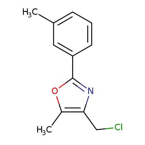 4-(CHLOROMETHYL)-5-METHYL-2-(3-METHYLPHENYL)-1,3-OXAZOLE