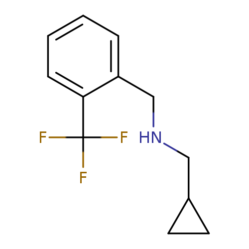 (cyclopropylmethyl)({[2-(trifluoromethyl)phenyl]methyl})amine