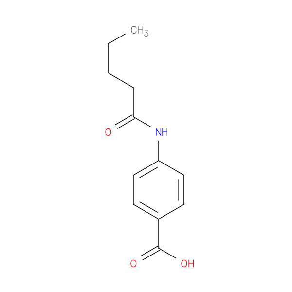 4-(Pentanoylamino)benzoic acid