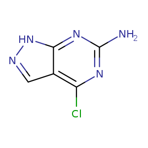 1H-Pyrazolo[3,4-d]pyrimidin-6-amine, 4-chloro-