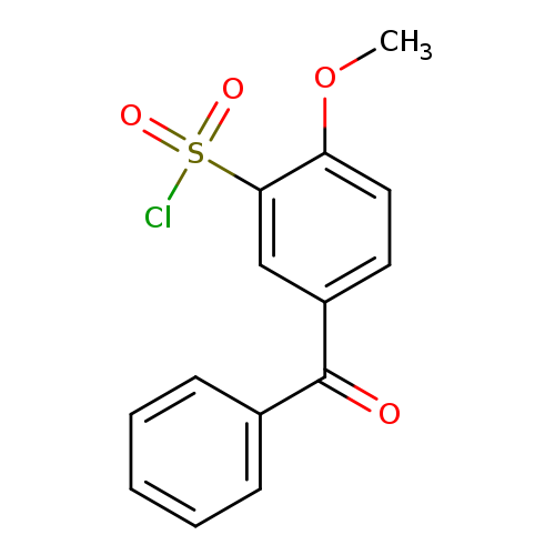 5-Benzoyl-2-methoxybenzene-1-sulfonyl chloride