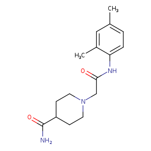 1-{[(2,4-dimethylphenyl)carbamoyl]methyl}piperidine-4-carboxamide