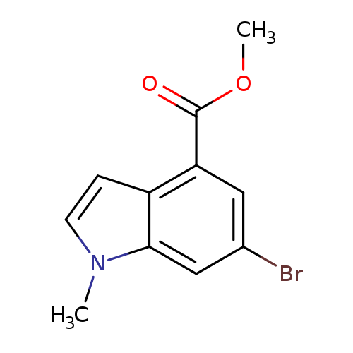 methyl 6-bromo-1-methyl-indole-4-carboxylate