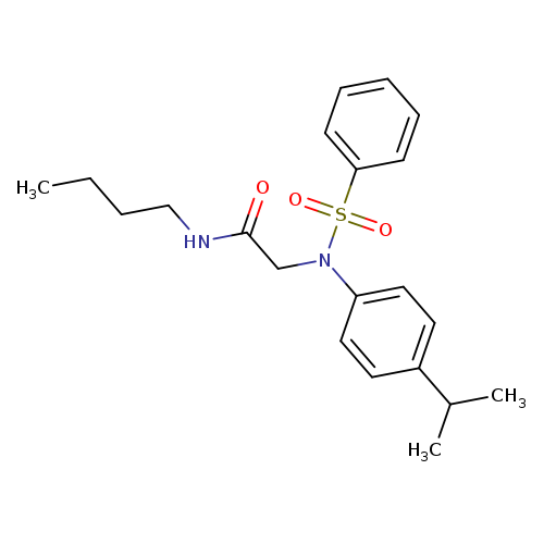 N-butyl-2-[4-isopropyl(phenylsulfonyl)anilino]acetamide