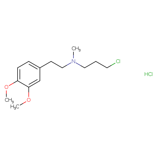 N-(3-chloropropyl)-3,4-dimethoxy-N-methylphenethylamine hydrochloride