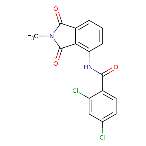 2,4-dichloro-N-(2-methyl-1,3-dioxo-2,3-dihydro-1H-isoindol-4-yl)benzamide