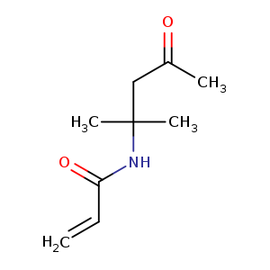 N-(2-Methyl-4-oxopentan-2-yl)acrylamide