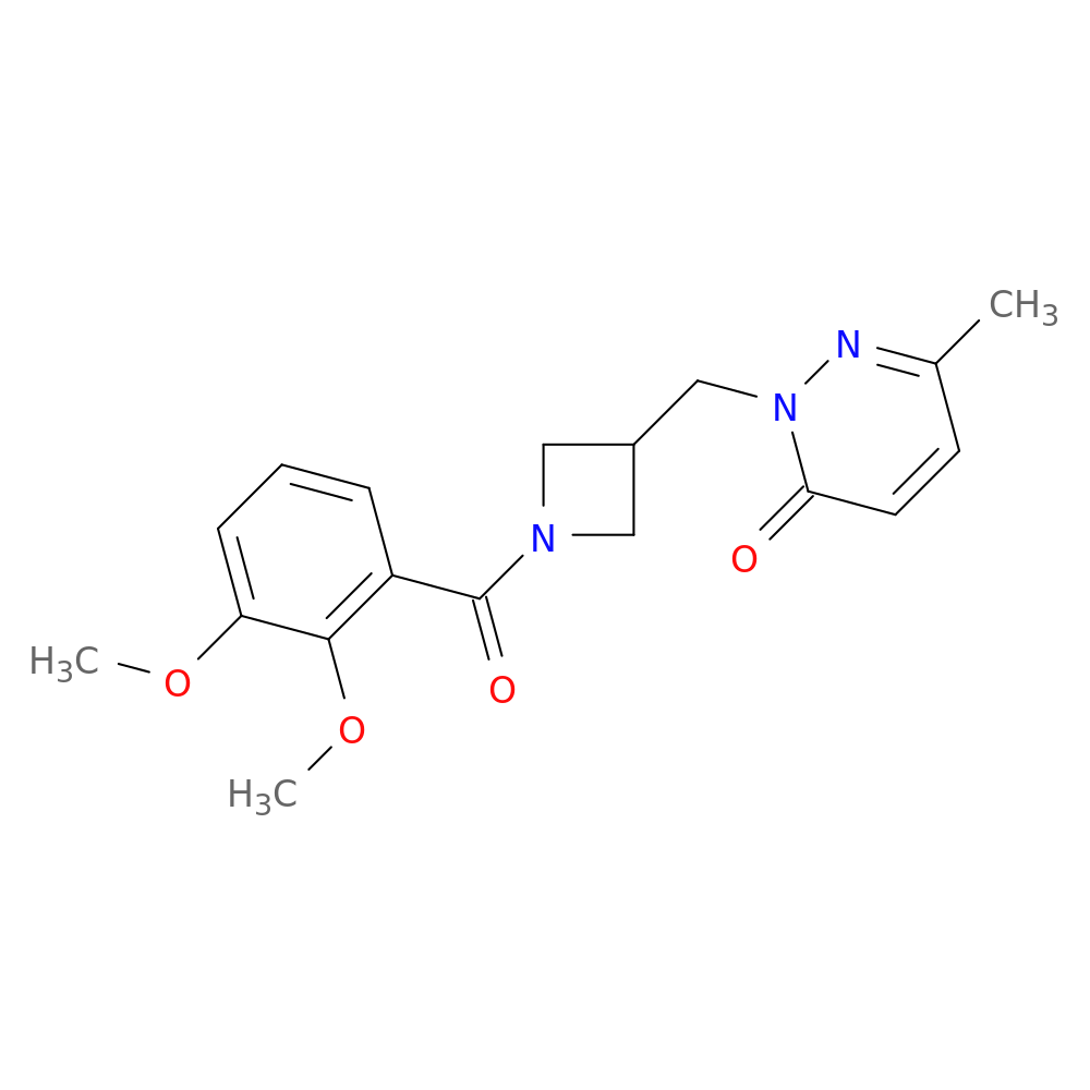 2-{[1-(2,3-dimethoxybenzoyl)azetidin-3-yl]methyl}-6-methyl-2,3-dihydropyridazin-3-one