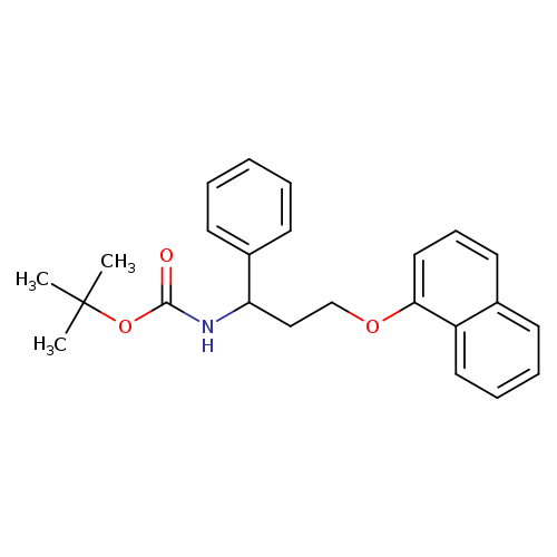 N-[3-(1-Naphthalenyloxy)-1-phenylpropyl]carbaMic Acid 1,1-DiMethylethyl Ester