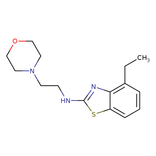 4-Ethyl-N-(2-morpholin-4-ylethyl)-1,3-benzothiazol-2-amine