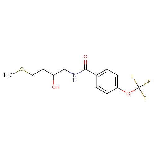 N-[2-hydroxy-4-(methylsulfanyl)butyl]-4-(trifluoromethoxy)benzamide