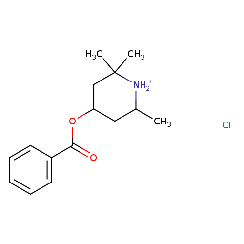 4-Benzoyloxy-2,2,6-trimethyl-piperidinium chloride