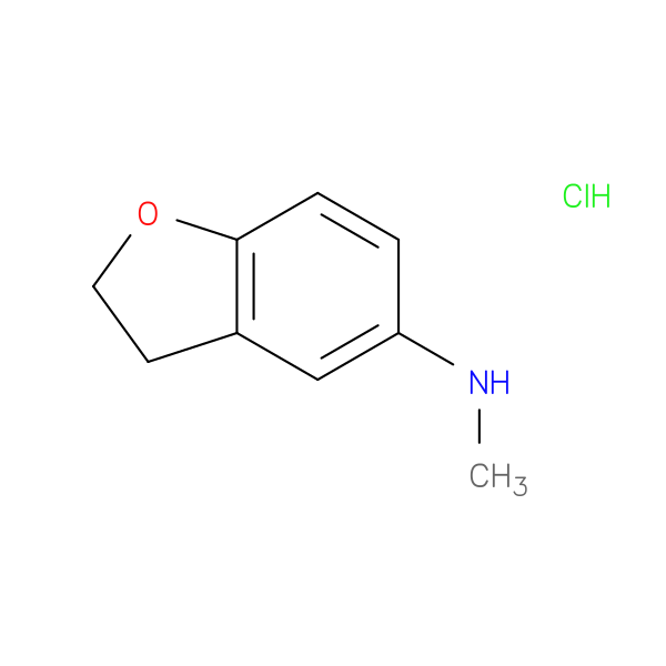N-methyl-2,3-dihydro-1-benzofuran-5-amine hydrochloride