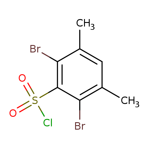 2,6-dibromo-3,5-dimethylbenzene-1-sulfonyl chloride