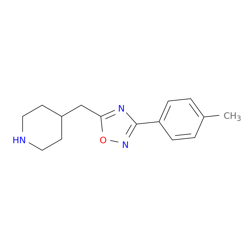 4-(3-p-Tolyl-[1,2,4]oxadiazol-5-ylmethyl)-piperidine