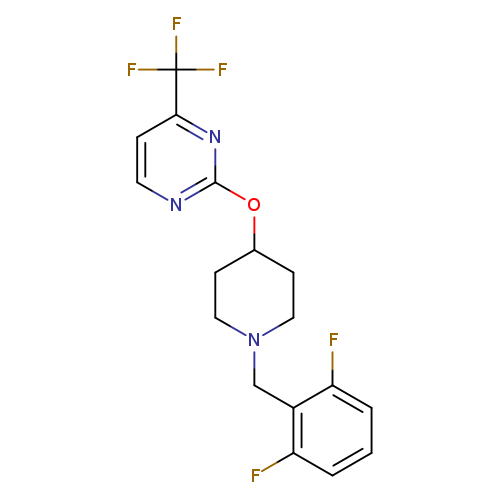 2-({1-[(2,6-difluorophenyl)methyl]piperidin-4-yl}oxy)-4-(trifluoromethyl)pyrimidine