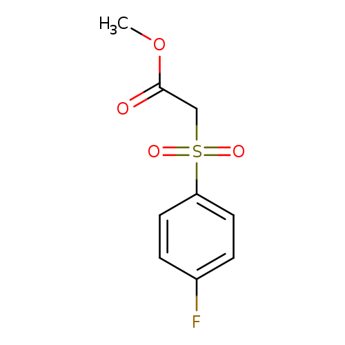 methyl 2-(4-fluorobenzenesulfonyl)acetate