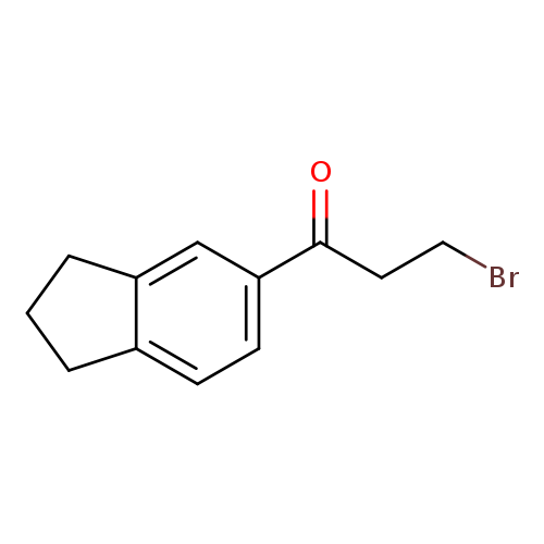1-Propanone, 3-bromo-1-(2,3-dihydro-1H-inden-5-yl)-