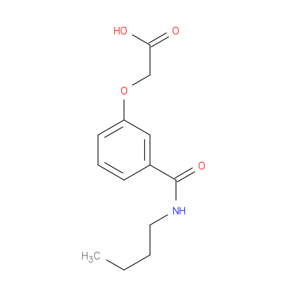 3-(Butylcarbamoyl)phenoxyacetic acid