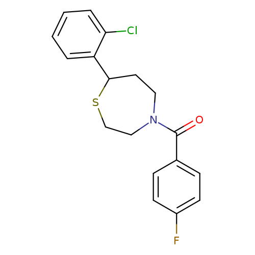 7-(2-chlorophenyl)-4-(4-fluorobenzoyl)-1,4-thiazepane