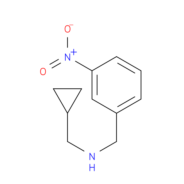 (cyclopropylmethyl)[(3-nitrophenyl)methyl]amine