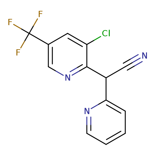 2-[3-chloro-5-(trifluoromethyl)pyridin-2-yl]-2-(pyridin-2-yl)acetonitrile