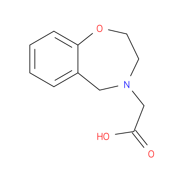 2,3-Dihydro-1,4-benzoxazepin-4(5h)-ylacetic acid hydrochloride