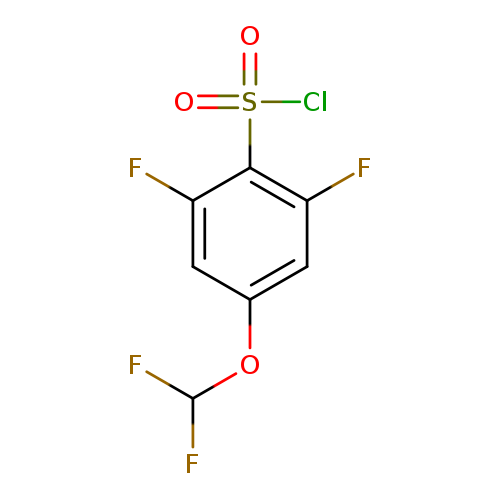 4-(difluoromethoxy)-2,6-difluorobenzene-1-sulfonyl chloride