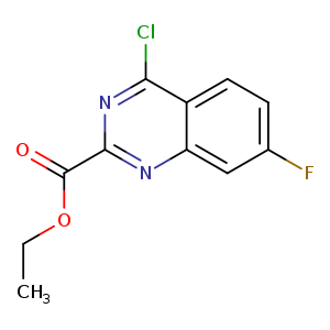 Ethyl 4-chloro-7-fluoroquinazoline-2-carboxylate